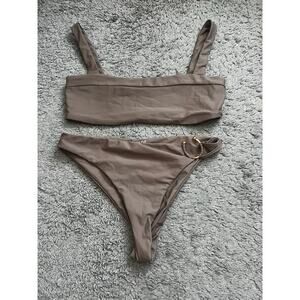 Jade Swim Bikini Set in Nude Matte